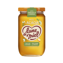 Miel d'acacia liquide LUNE DE MIEL, pot verre 375g