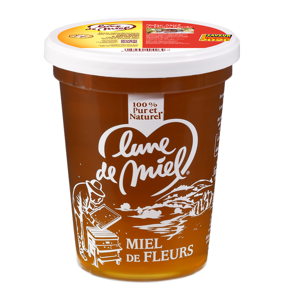 Miel de fleurs liquide LUNE DE MIEL, 1kg