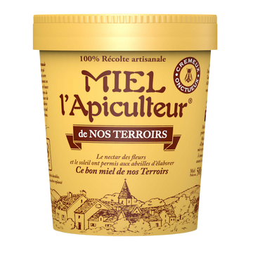 Miel de nos terroirs crèmeux MIEL L'APICULTEUR, 500g