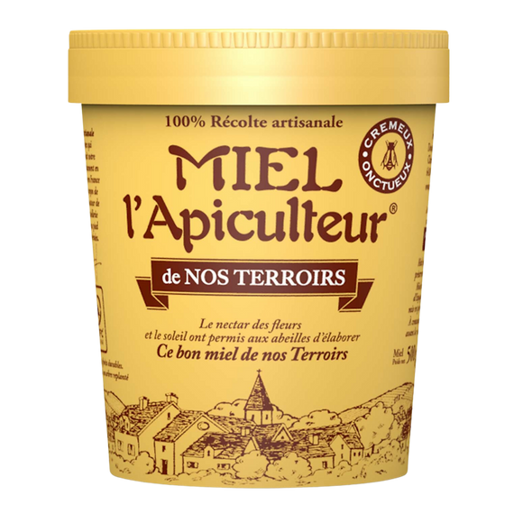 Miel de nos terroirs crèmeux MIEL L'APICULTEUR, 500g