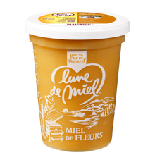 Miel de fleurs crémeux LUNE DE MIEL, pot de 500g