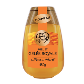 Miel et gelée royale LUNE DE MIEL doseur 450g