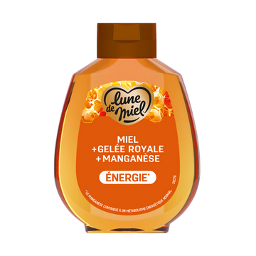 Miel + gelée royale énergie LUNE DE MIEL, squeezer 230g