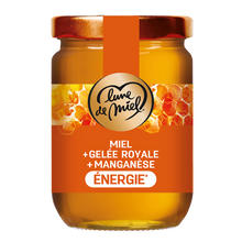 Miel crémeux + gelée royale LUNE DE MIEL, pot verre 230g