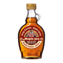Sirop d'érable du Canada MAPLE JOE, bouteille en verre de 250g