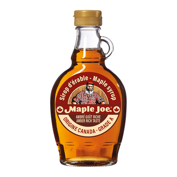 Sirop d'érable du Canada MAPLE JOE, bouteille en verre de 250g