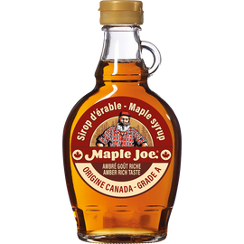 Sirop d'érable du Canada MAPLE JOE, bouteille en verre de 250g
