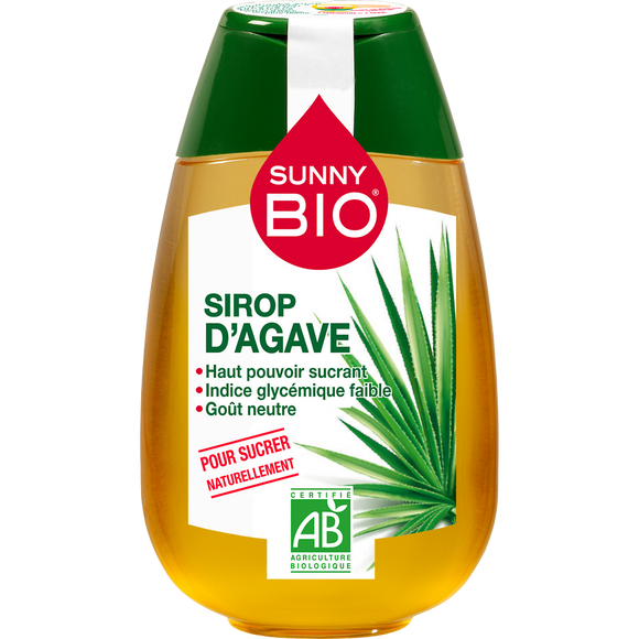 Sirop d'agave SUNNY BIO, doseur de 500g