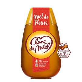 Miel de fleurs liquide LUNE DE MIEL, 500g