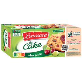 Cake au fruits BROSSARD, 300g