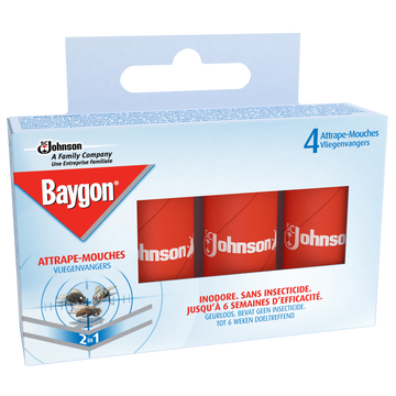 Ruban attrape-mouche BAYGON, x4