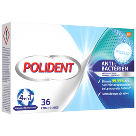 Nettoyant appareil dentaire anti-bactérien POLIDENT x36