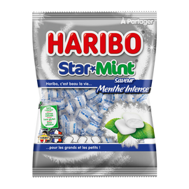 Bonbons à la mente Ricqlès Starmint HARIBO, 200g