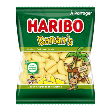 Bonbon Banan's HARIBO, sachet de 300g