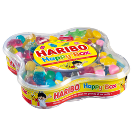 Bonbons Happy box HARIBO, boîte de 600g
