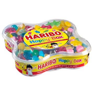 Bonbons Happy box HARIBO, boîte de 600g