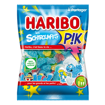 Bonbon Les schtroumpfs Pik HARIBO, 275g
