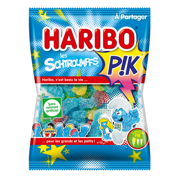 Bonbon Les schtroumpfs Pik HARIBO, 275g
