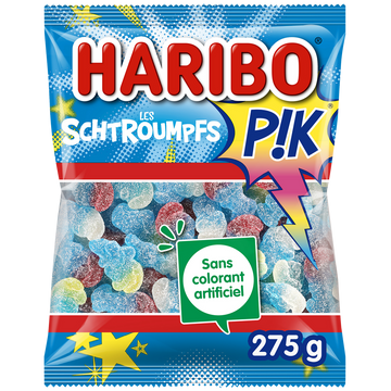 Bonbon Les schtroumpfs Pik HARIBO, 275g