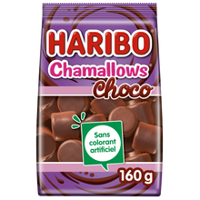 Confiserie chamallows choco HARIBO, sachet de 160g
