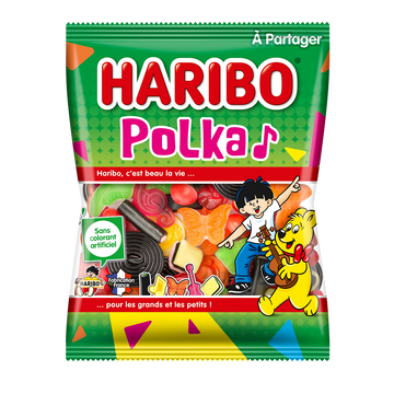 Bonbon Polka HARIBO, sachet 300g