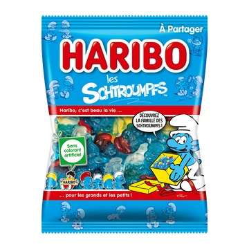 Bonbon Schtroumpfs HARIBO sachet 300g