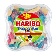 Assortiment de bonbons acidifiés the pik box HARIBO méga boîte 730g