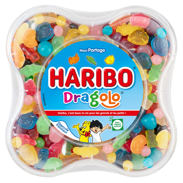 Confiserie assortie dragolo HARIBO boîte 750g