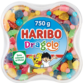 Confiserie assortie dragolo HARIBO boîte 750g