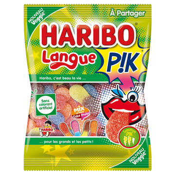 Confiserie acidifiée HARIBO 180g