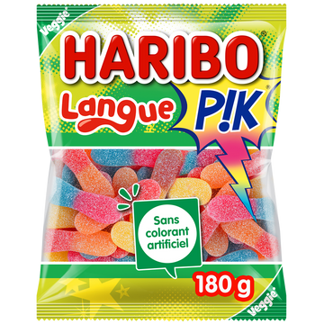 Confiserie acidifiée HARIBO 180g
