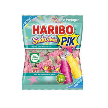Bonbon Soda twist pik HARIBO, sachet 190g
