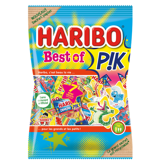 Confiserie Best of Pik HARIBO paquet de 320g