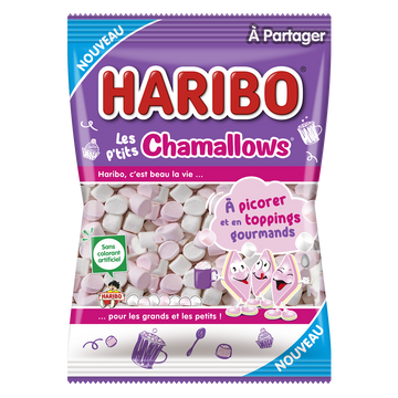 Les p'tits chamallows HARIBO, sachet 150g