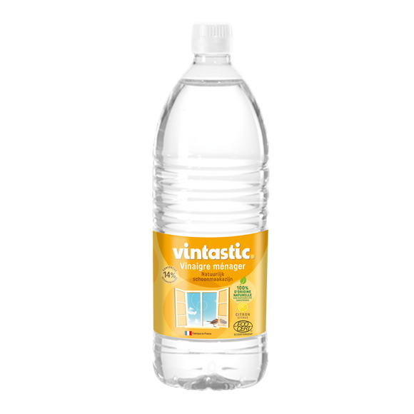 Vinaigre ménager parfum citron VINTASTIC 14°flacon 1L