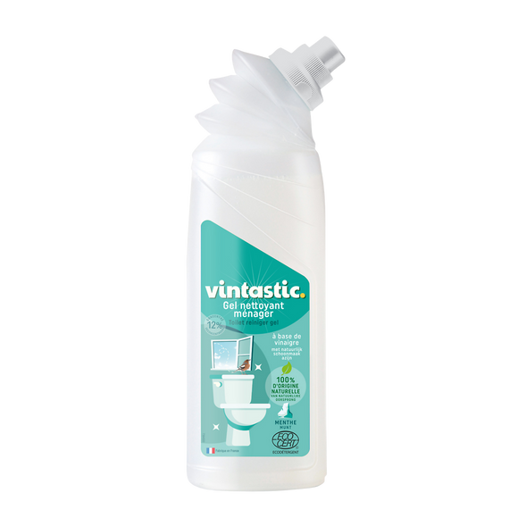 Gel ménager à base de vinaigre menthe VINASTIC 12° 75cL