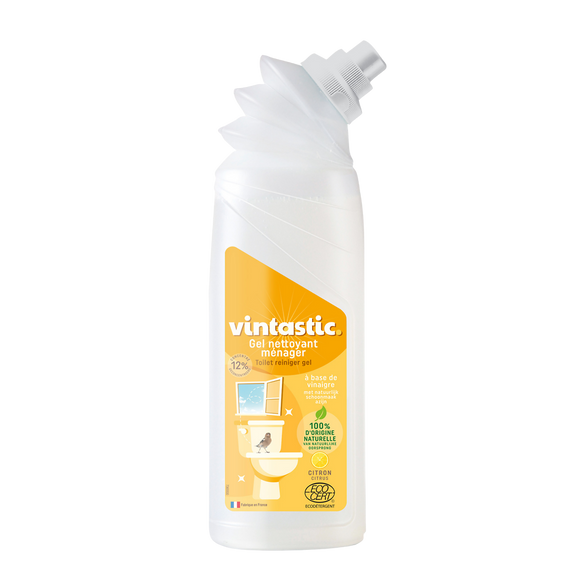 Gel ménager à base de vinaigre citron VINASTIC 12° 75cL