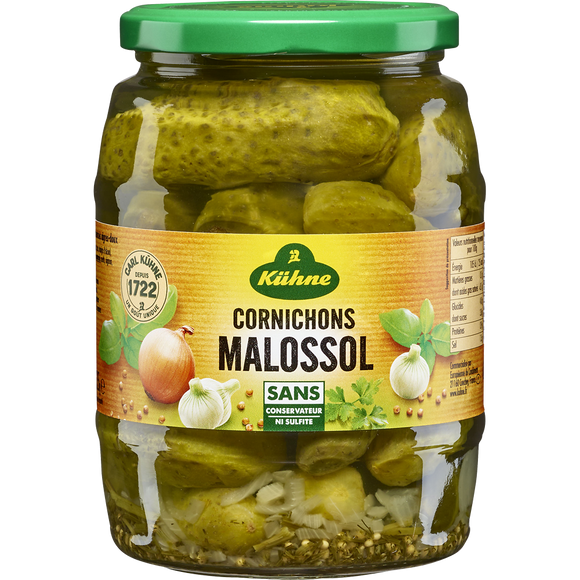 Cornichons malossol KUNHE 535g