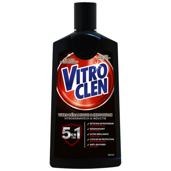 Nettoyant pour plaques vitrocéramique VITROCLEN, flacon 200ml