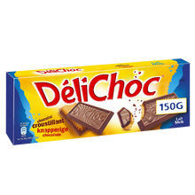Biscuit au chocolat au lait DELICHOC, paquet 150g