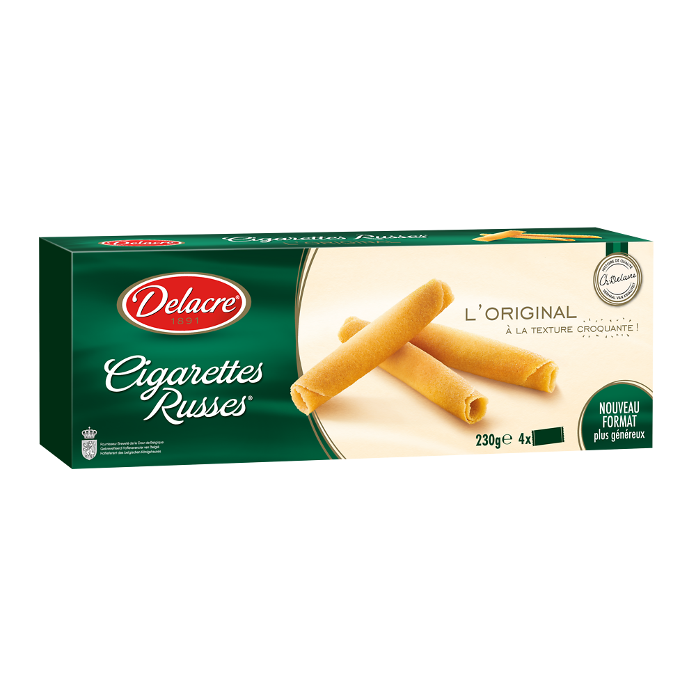 Cigarettes russes DELACRE, paquet 230g