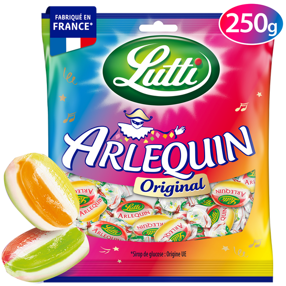 Bonbons Arlequin Original LUTTI - Sachet de 250g