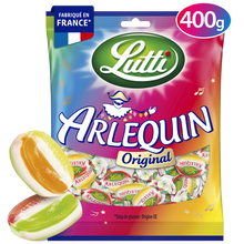 Bonbons Arlequin original LUTTI, sachet 400g