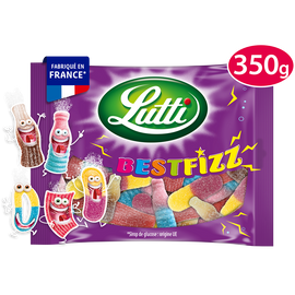 Bonbons Bestfizz piquants LUTTI - Sachet de 350g
