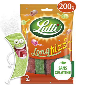 Bonbons Longfizz piquants LUTTI - Sachet de 200g