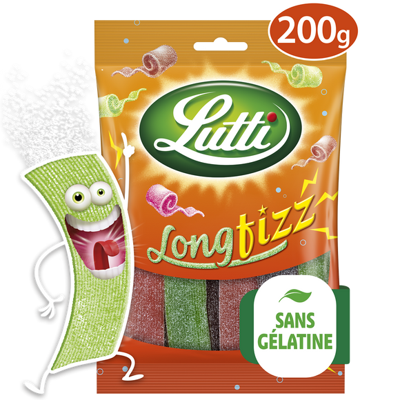 Bonbons Longfizz piquants LUTTI - Sachet de 200g