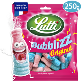Bonbons Bubblizz piquants LUTTI - Sachet de 225g