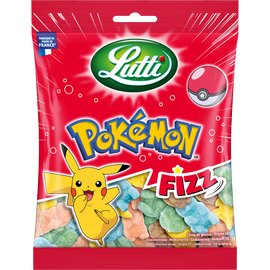 Bonbons Pokémon Fizz piquants LUTTI - Sachet de 180g