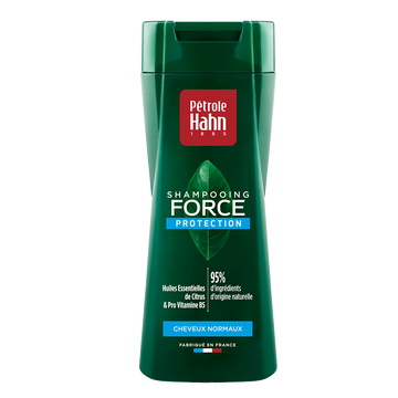 Shampooing Force Original Bleu pour cheveux normaux PETROLE HAHN, flacon de 250ml