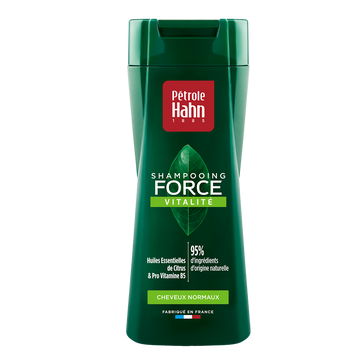 Shampooing Force Originale vert PETROLE HAHN, flacon de 250ml